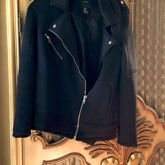 Forever 21 Black Jacket Small Pre-owned - Picture 3 of 11